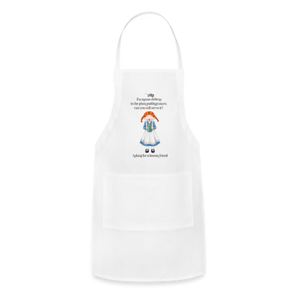 Anne of Green Gables Adjustable Apron - white