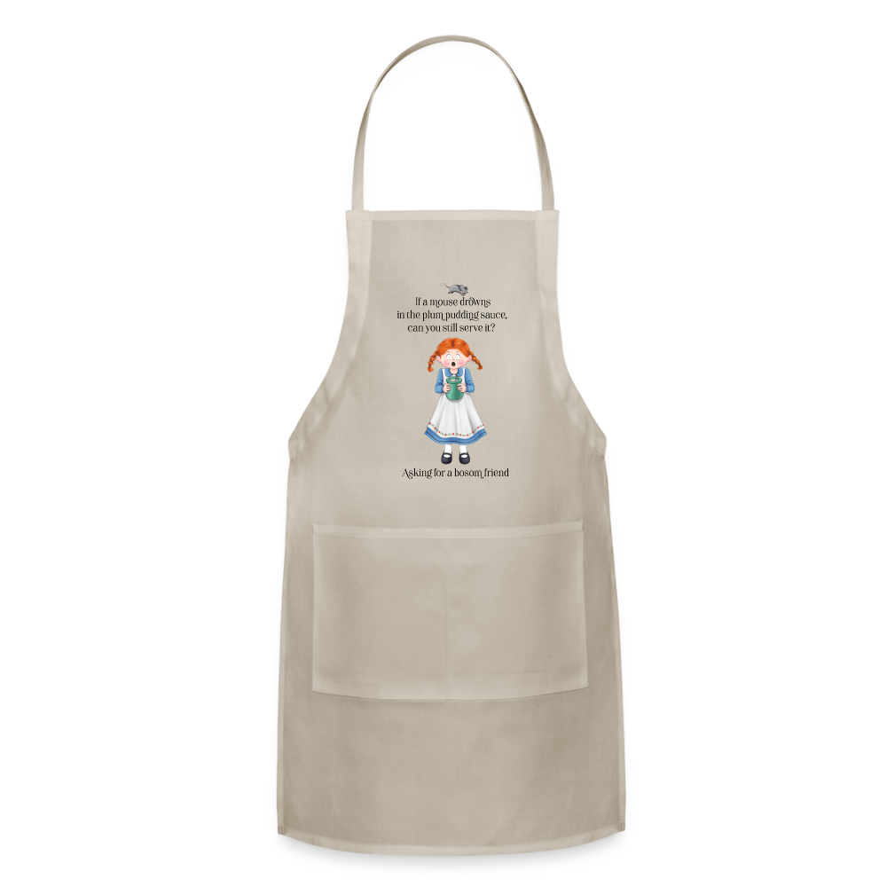 Anne of Green Gables Adjustable Apron - natural